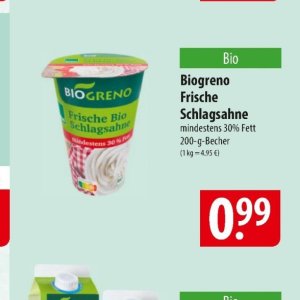 Schlagsahne bei Famila Nord Ost