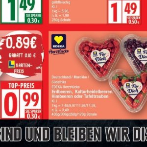 Erdbeeren bei Elli Markt