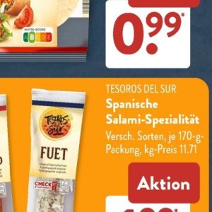 Salami bei Aldi SÜD