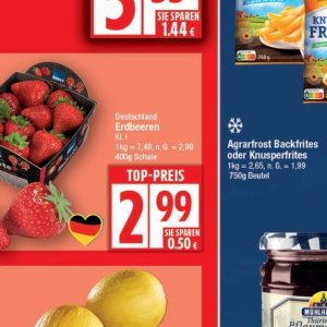 Erdbeeren bei Elli Markt