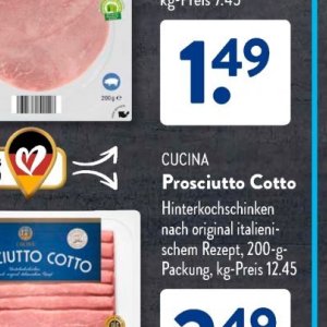 Prosciutto bei Aldi SÜD