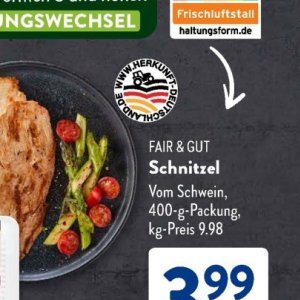Schnitzel bei Aldi SÜD
