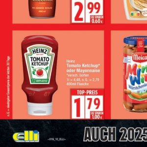 Ketchup bei Elli Markt