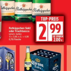 Sekt bei Elli Markt