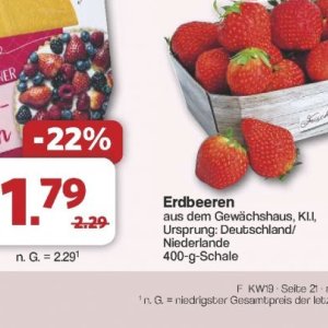 Erdbeeren bei Famila Nord West