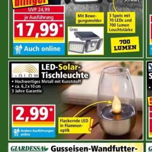 Tischleuchte bei Norma