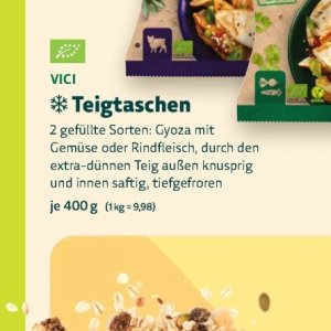 Teig bei BioMarkt