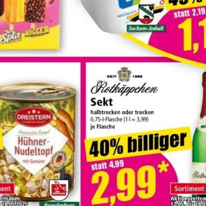 Sekt bei Norma