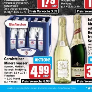 Mineralwasser bei Hit