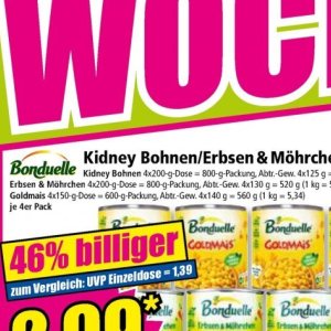 Bohnen bei Norma
