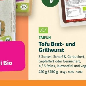 Tofu bei BioMarkt