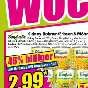 Erbsen bei Norma