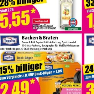 Backpapier bei Norma