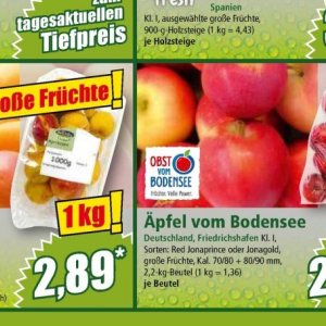 Äpfel bei Norma
