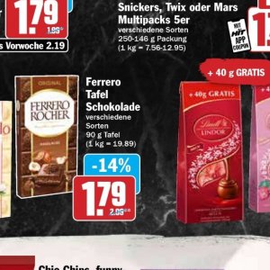 Tafel bei Hit