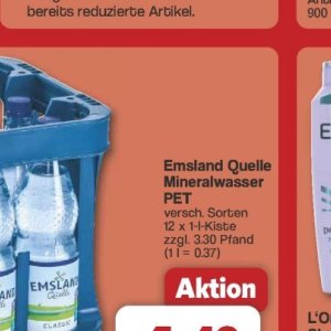 Mineralwasser bei Famila Nord West