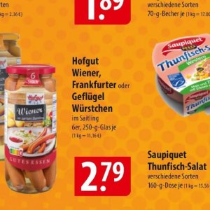 Frankfurter bei Famila Nord Ost
