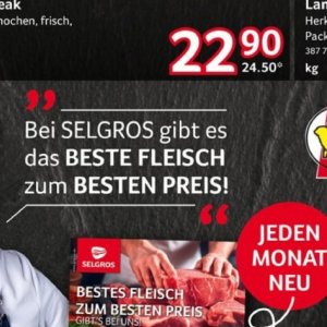 Fleisch bei Selgros