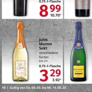 Mumm bei Selgros