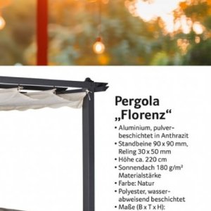 Pergola bei Selgros