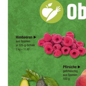Himbeeren bei V-Markt