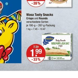 Snacks bei V-Markt