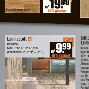 Laminat bei V-Baumarkt