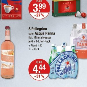 Mineralwasser bei V-Markt