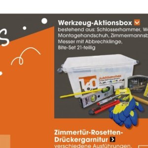 Werkzeug bei V-Baumarkt