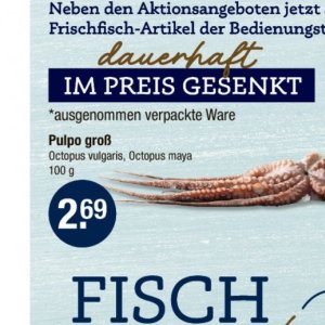 Pulpo bei V-Markt
