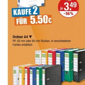 Ordner bei V-Markt