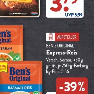 Reis bei Aldi SÜD