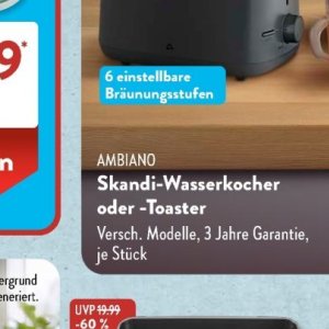 Wasserkocher bei Aldi SÜD