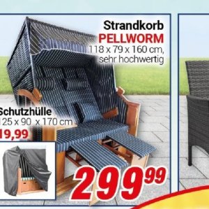 Strandkorb bei Centershop
