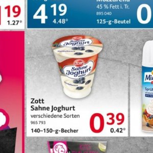 Joghurt bei Selgros
