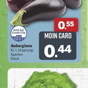 Auberginen bei Combi