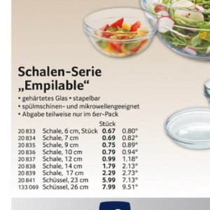 Glas bei Selgros