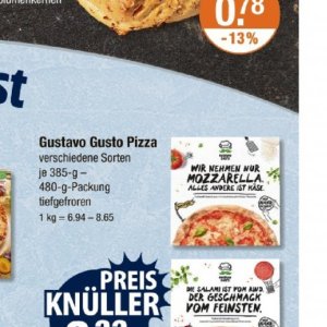 Pizza bei V-Markt