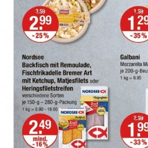 Backfisch bei V-Markt