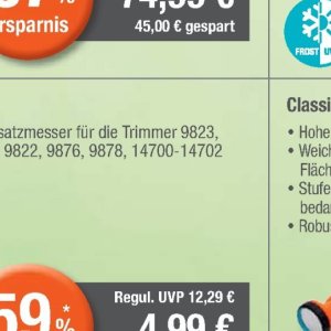 Trimmer bei Citti Markt