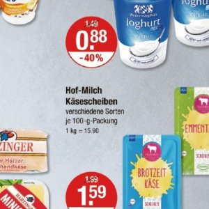 Milch bei V-Markt