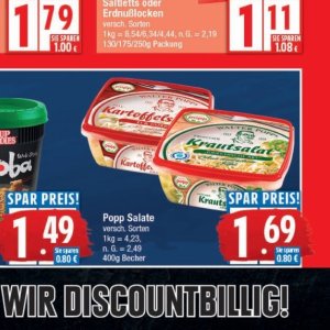 Salate bei Elli Markt