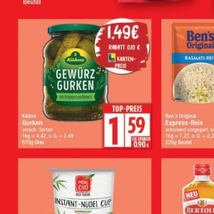 Gurken bei Elli Markt