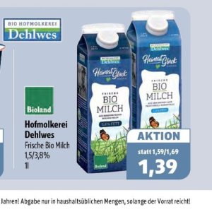Milch bei Aktiv Irma
