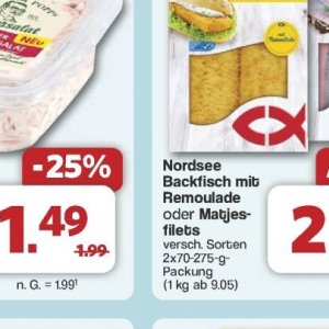 Backfisch bei Famila Nord West