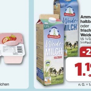Milch bei Famila Nord West