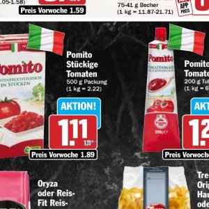 Tomaten bei Hit
