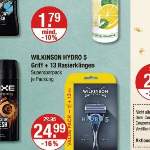 Rasierklingen bei V-Markt
