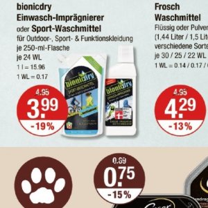 Waschmittel bei V-Markt