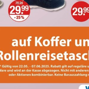 Koffer bei V-Markt